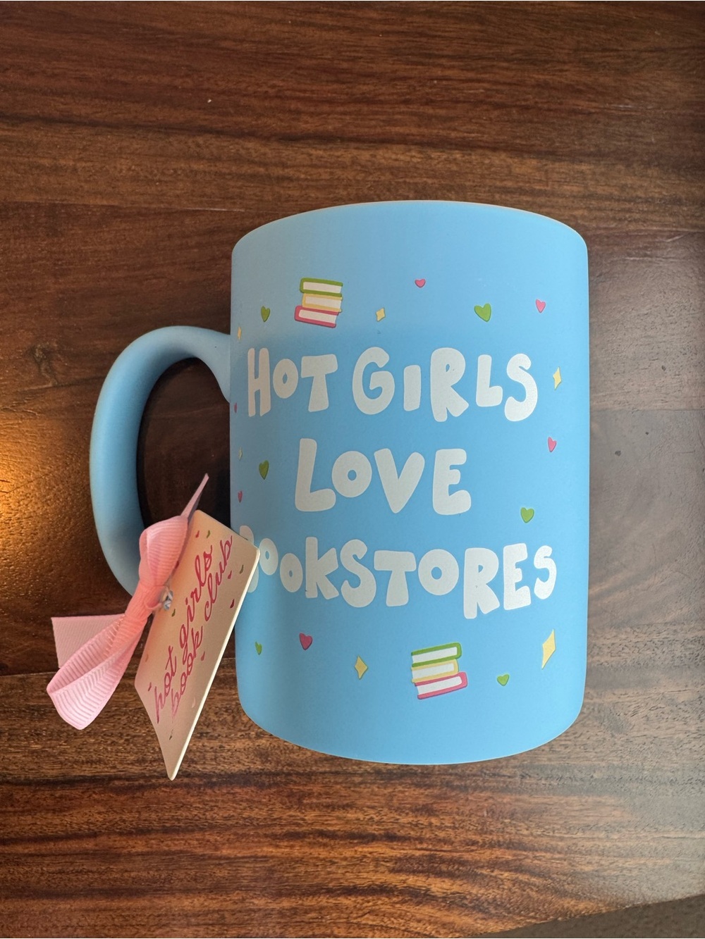 NWT ⭐️ HOT GIRLS LOVE BOOKSTORES Ceramic Coffee Mug